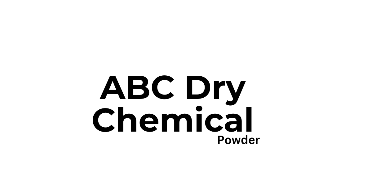 ABC dry chem