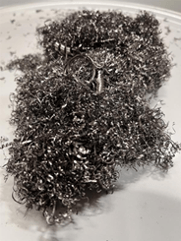 Metal chip swarf