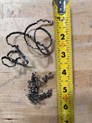 Swarf with measuring tape